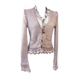 Chanel Unworn Mohair Blend Cardigan – Made in France (2004)